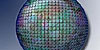 wire sphere rendered in photoshop