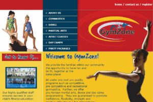 GymZone website thumbnail