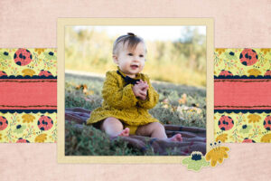 Thumbnail: Bugs and Blossoms digital scrapbooking set video