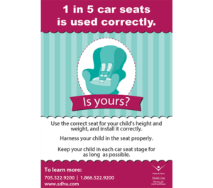 Newspaper ad: Car seat