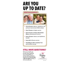 Rack card: Are you up to date?