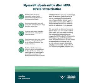 Factsheet: Myocarditis and pericarditis after the COVID-19 vaccine
