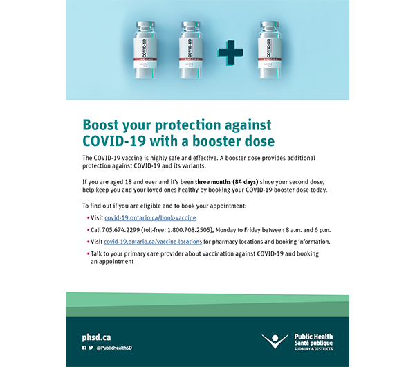Flyer: COVID-19 booster vaccine