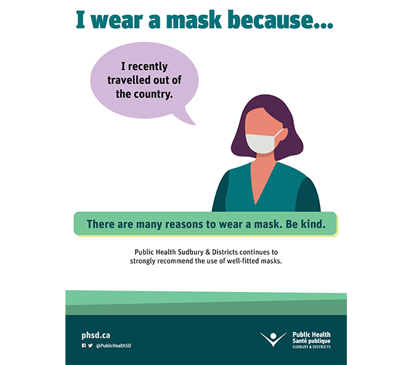 Flyer: “I wear a mask because…” series (6 of 6)