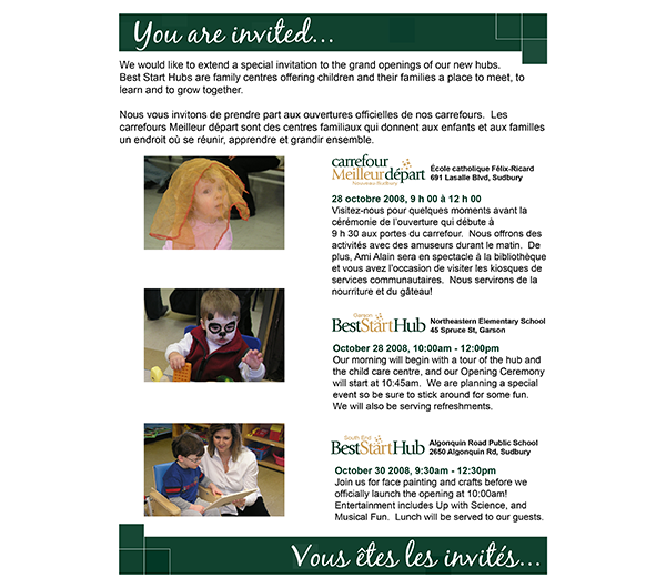 Invitation: Best Start Hubs